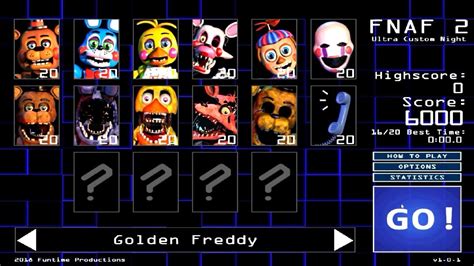 five nights at freddy's ultra custom night